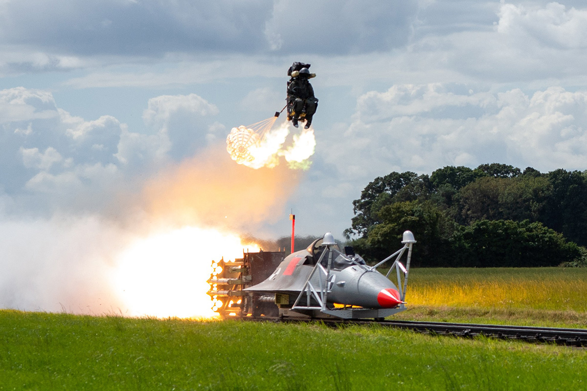 Martin-Baker ejection test