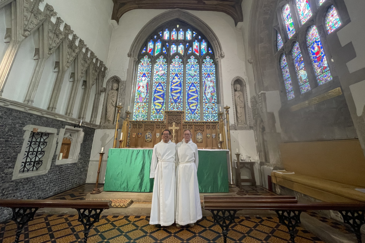 Serving at St Peter and St Paul